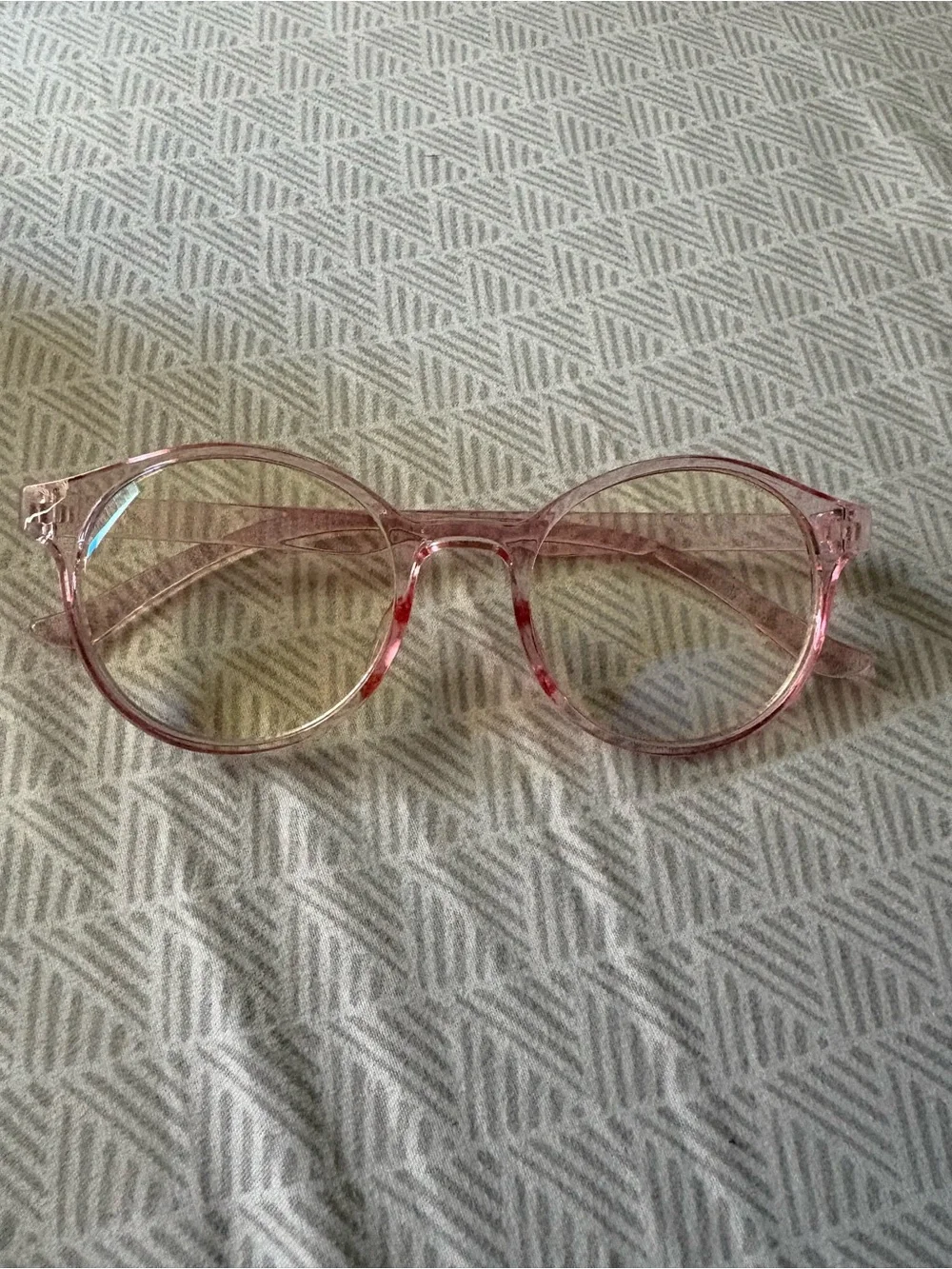 Amazon Women’s Round Blue light Glasses Set - Clear, Black & Pink Frames